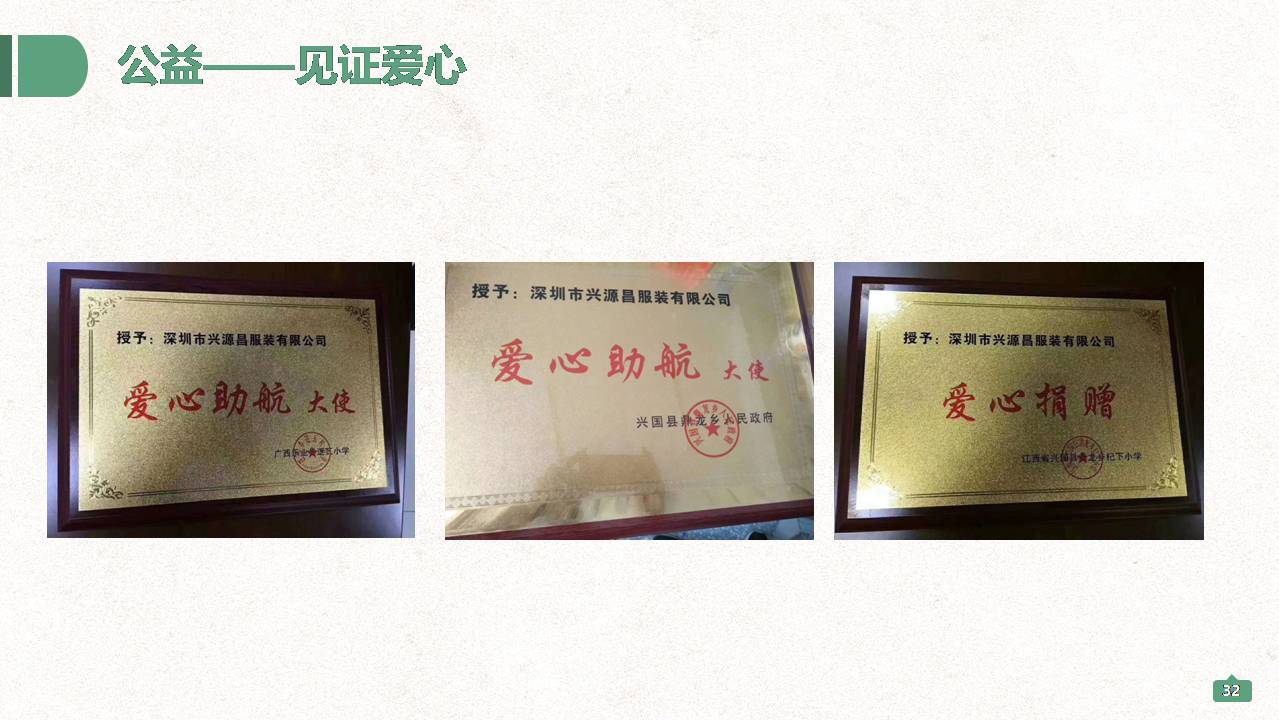 深圳兴源昌（邻童）校园服工厂简介